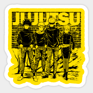 The Punks of Jujutsu (Version 2) Sticker